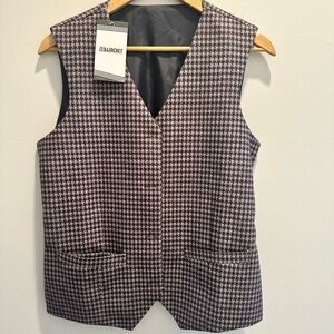 Houndstooth Women's Vest